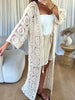 GILET LONG CROCHET