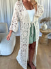GILET LONG CROCHET