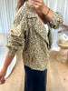 VESTE DENIM GRUSS LÉOPARD