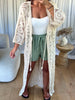 GILET LONG CROCHET