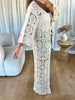 GILET LONG CROCHET