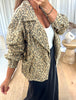 VESTE DENIM GRUSS LÉOPARD