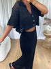 ENSEMBLE LONG CROCHET NOIR