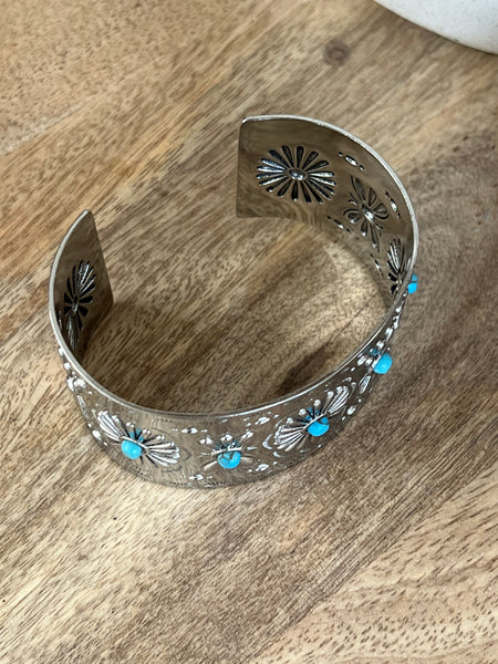 BRACELET TURQUOISE ARGENTÉ