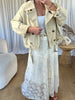 VESTE DENIM TARAH BEIGE