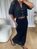 ENSEMBLE LONG CROCHET NOIR