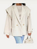 VESTE/SWEAT CAPUCHE TWEED