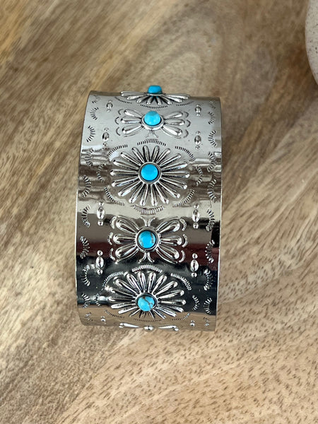 BRACELET TURQUOISE ARGENTÉ