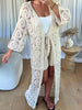 GILET LONG CROCHET