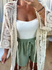 GILET LONG CROCHET
