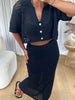 ENSEMBLE LONG CROCHET NOIR
