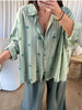 CHEMISE VOILE DE COTON PALMIER