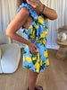 ENSEMBLE/SHORT CITRON BLEU
