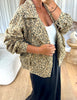 VESTE DENIM GRUSS LÉOPARD