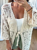 GILET LONG CROCHET
