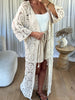 GILET LONG CROCHET