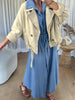VESTE DENIM TARAH BEIGE