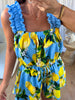 ENSEMBLE/SHORT CITRON BLEU