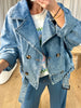 VESTE DENIM TARAH BLEU DÉLAVÉ