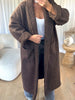 MANTEAU FEUTRINE CHOCO