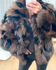VESTE FOURRURE BICOLORE