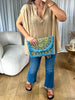 SAC POCHETTE INDIA BLEU