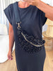 SAC BANANE SEQUIN NOIR