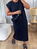 SAC BANANE SEQUIN NOIR