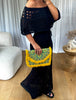 SAC POCHETTE INDIA JAUNE
