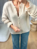 GILET ALPAGA FROUFROU BEIGE