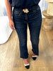 CEINTURE FLOWER NOIR