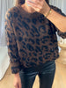 PULL LÉOPARD CHOCO