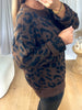 PULL LÉOPARD CHOCO
