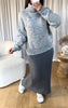 JUPE LÉNA GRIS