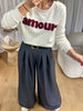 SWEAT AMOUR BORDEAU
