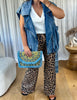 SAC POCHETTE INDIA BLEU