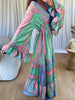 ROBE BOHÈME VERT