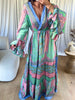 ROBE BOHÈME VERT