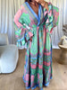 ROBE BOHÈME VERT