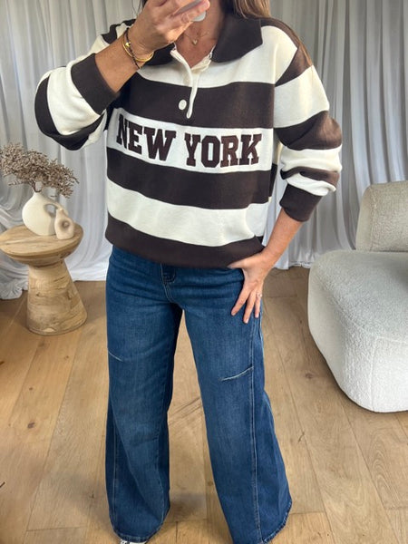 PULL COL NEW YORK CHOCO