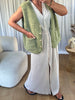 GILET SMITH VIEUX VERT
