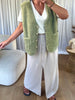 GILET SMITH VIEUX VERT