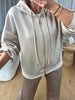 VESTE/SWEAT CAPUCHE TWEED