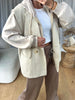 VESTE/SWEAT CAPUCHE TWEED