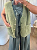 GILET SMITH VIEUX VERT