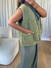 GILET SMITH VIEUX VERT