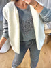 SWEAT COEUR LÉOPARD