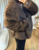 VESTE FOURRURE MARTA MARRON