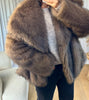 VESTE FOURRURE MARTA MARRON