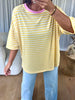 T-SHIRT RAYA JAUNE